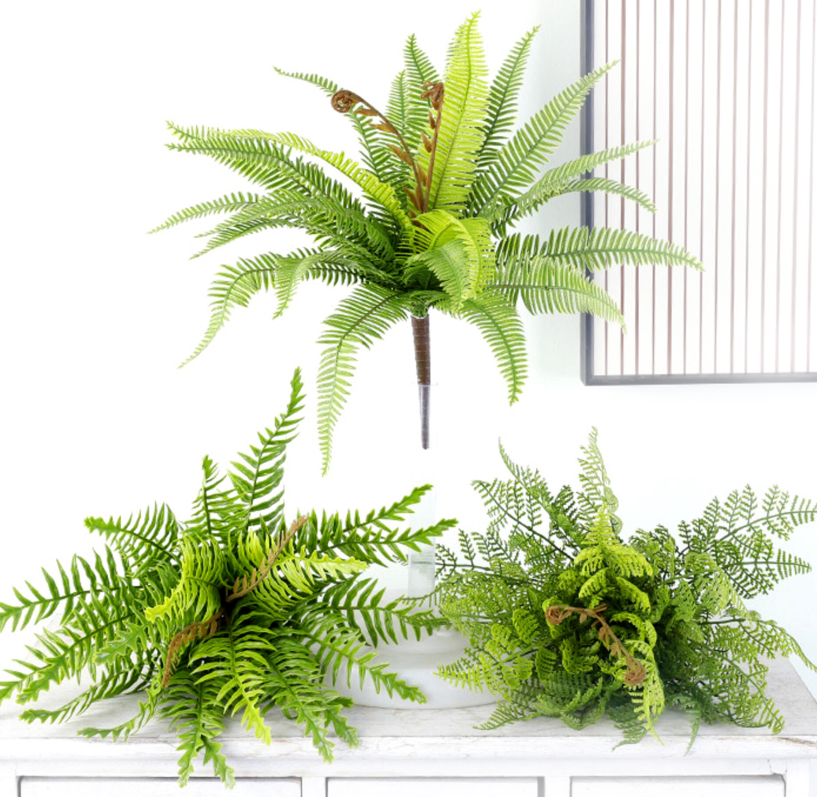 48cm（19in）Artificial fern leav - Interior Design Office recensione e prezzo