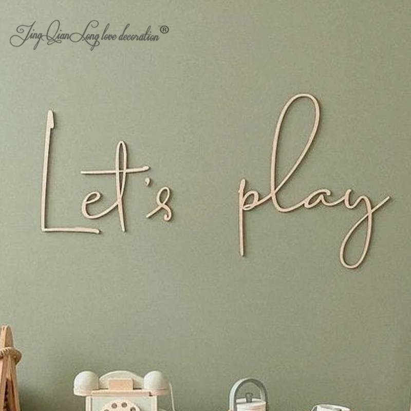Let's PLAY Wall Sign - play si - Interior Design Years Of School recensione e prezzo