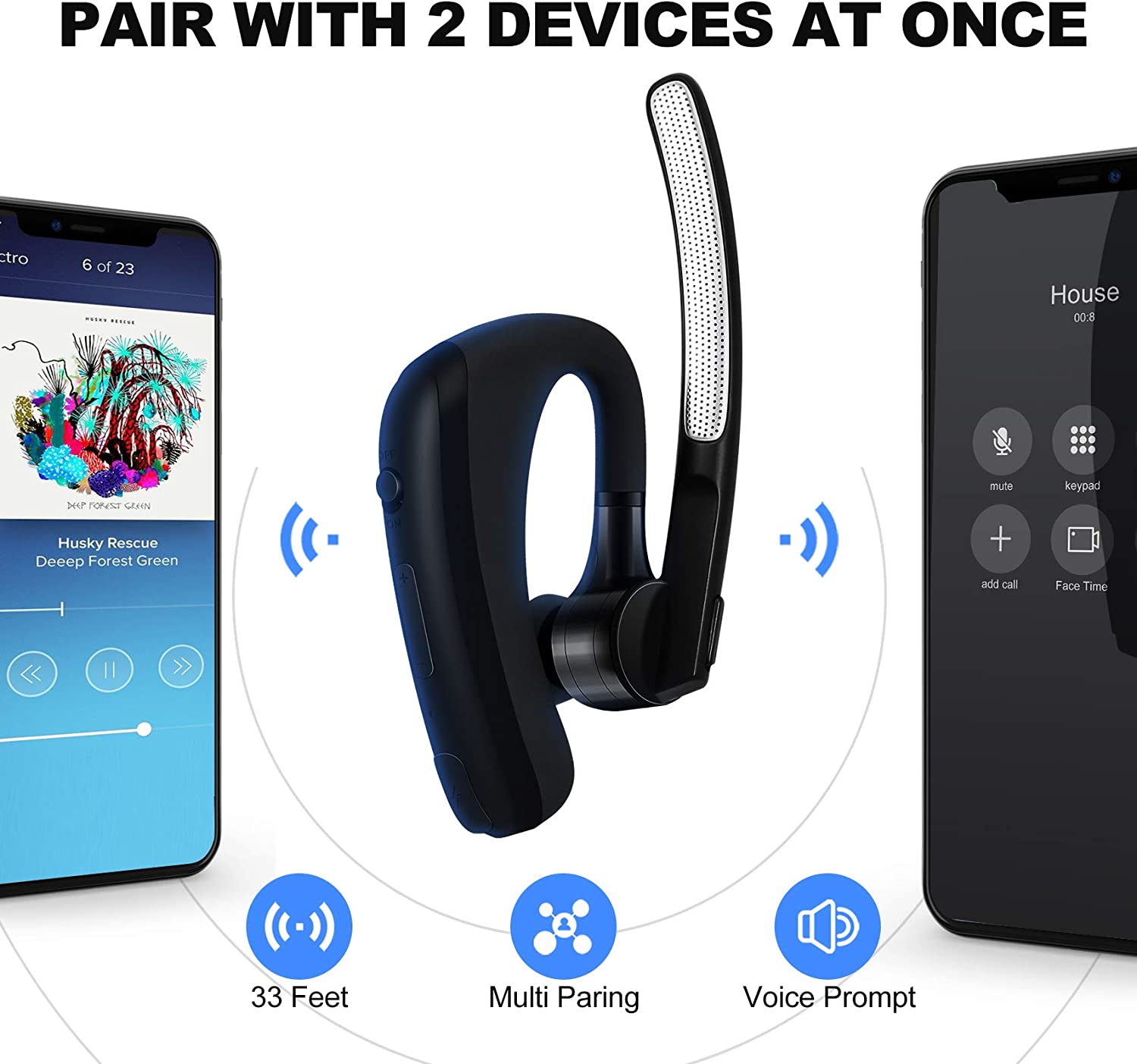 Bluetooth Headset Wireless Ear - Interior Design Software recensione e prezzo
