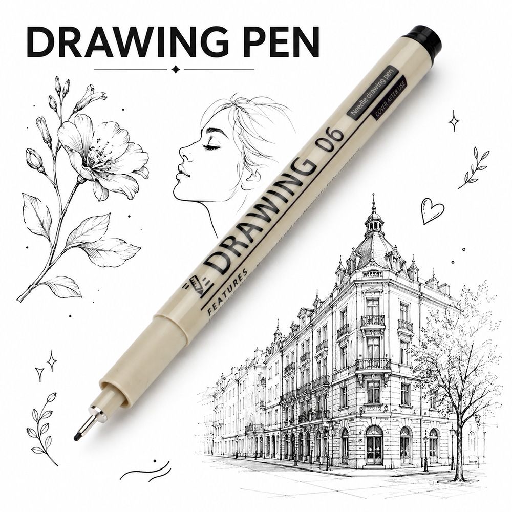 12 Size Fine Line Drawing Pens - Interior Design Sketch recensione e prezzo