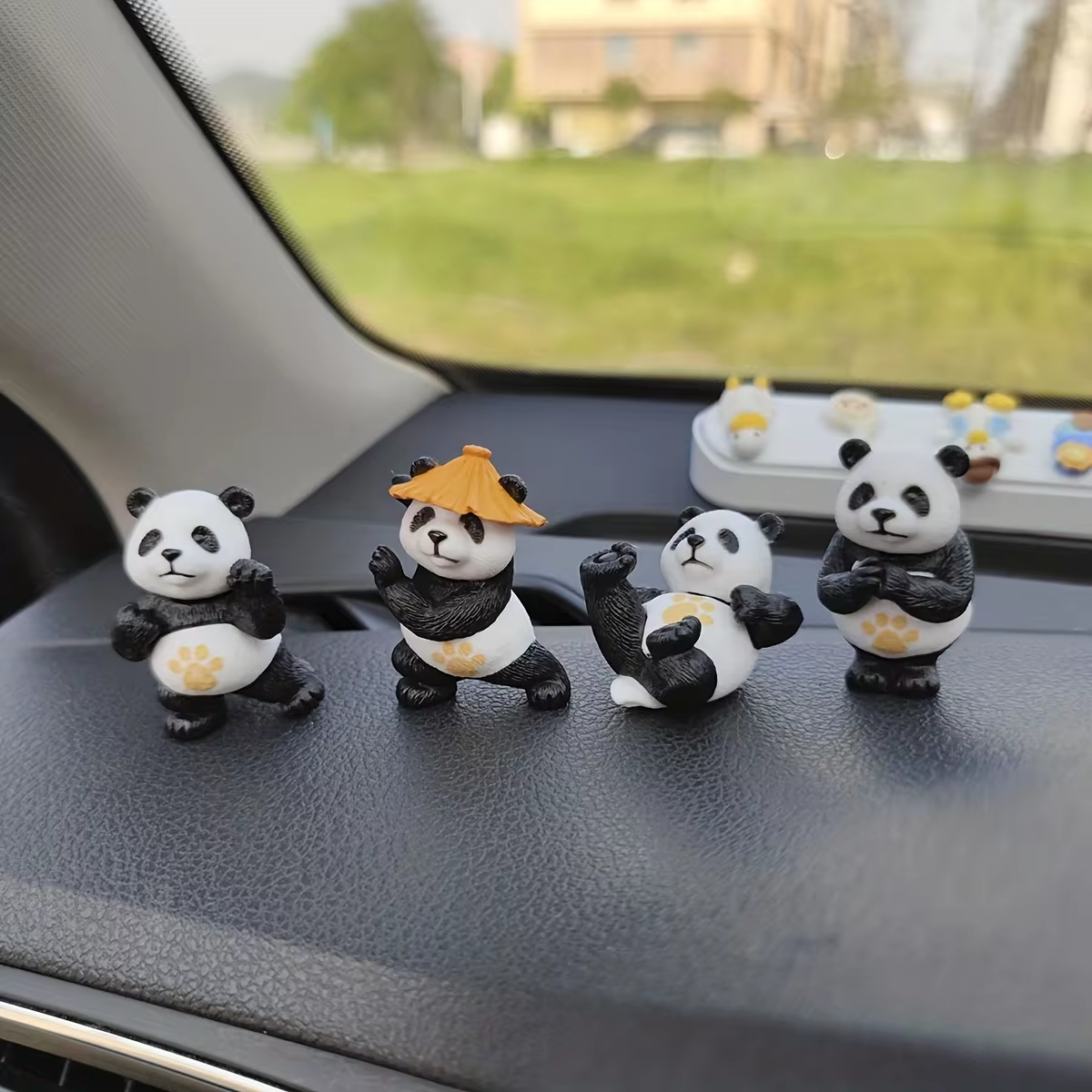 4pcs/set Panda Design Car Orna - Interior Design Years Of School recensione e prezzo