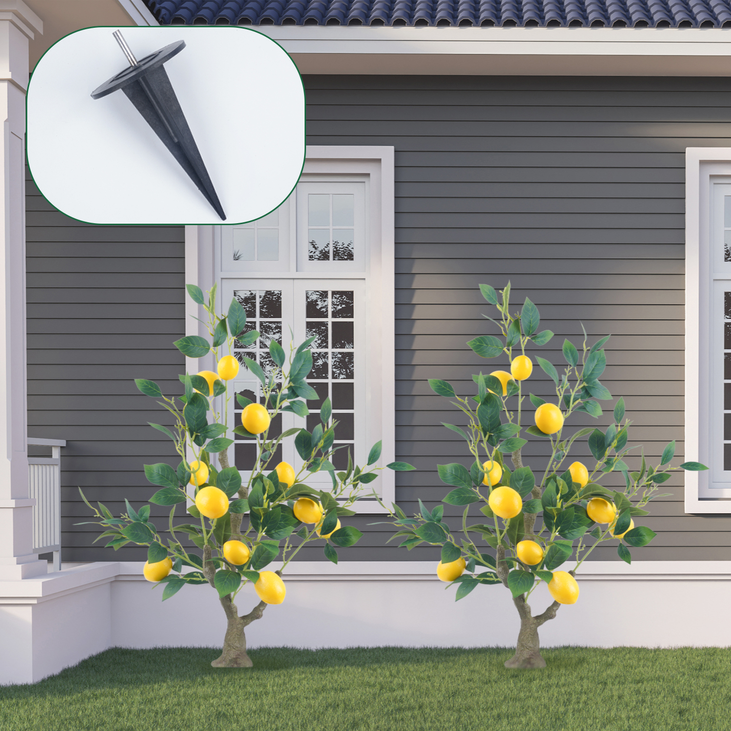 Uflower Artificial Lemon Tree  - Interior Design Office recensione e prezzo