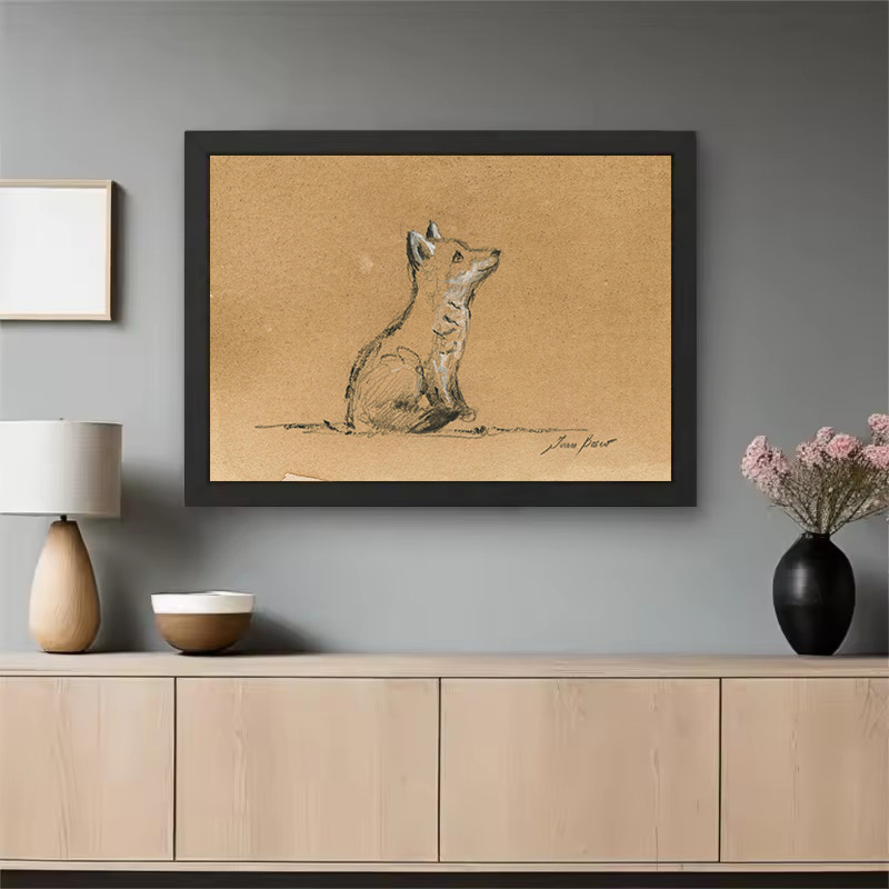 Minimalist Animals Raven Bat C - Interior Design Sketch recensione e prezzo