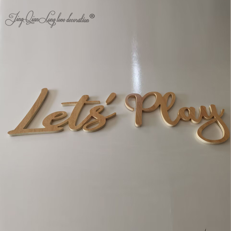 Let's PLAY Wall Sign - Childre - Interior Design Years Of School recensione e prezzo