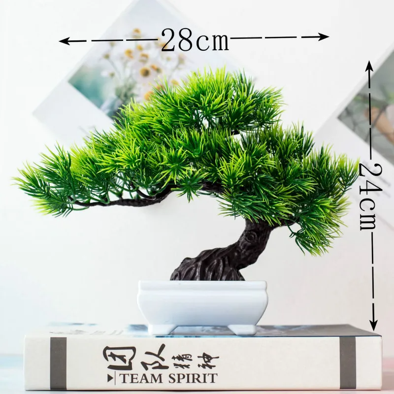 1pcs Artificial Green Plants B - Interior Design Office recensione e prezzo