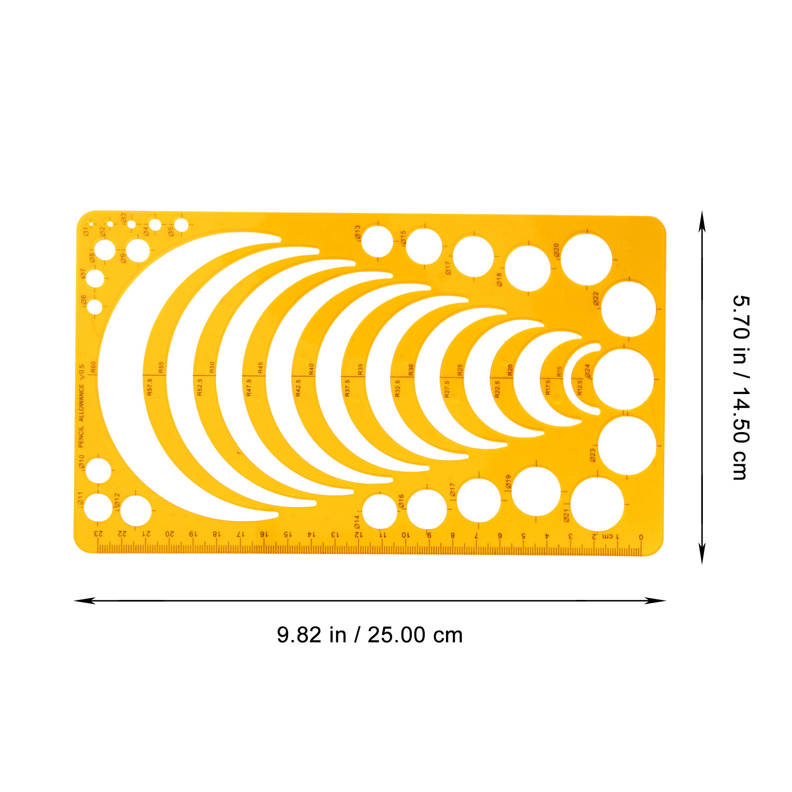 2Pcs Plastic Geometric Templat - Interior Design Sketch recensione e prezzo