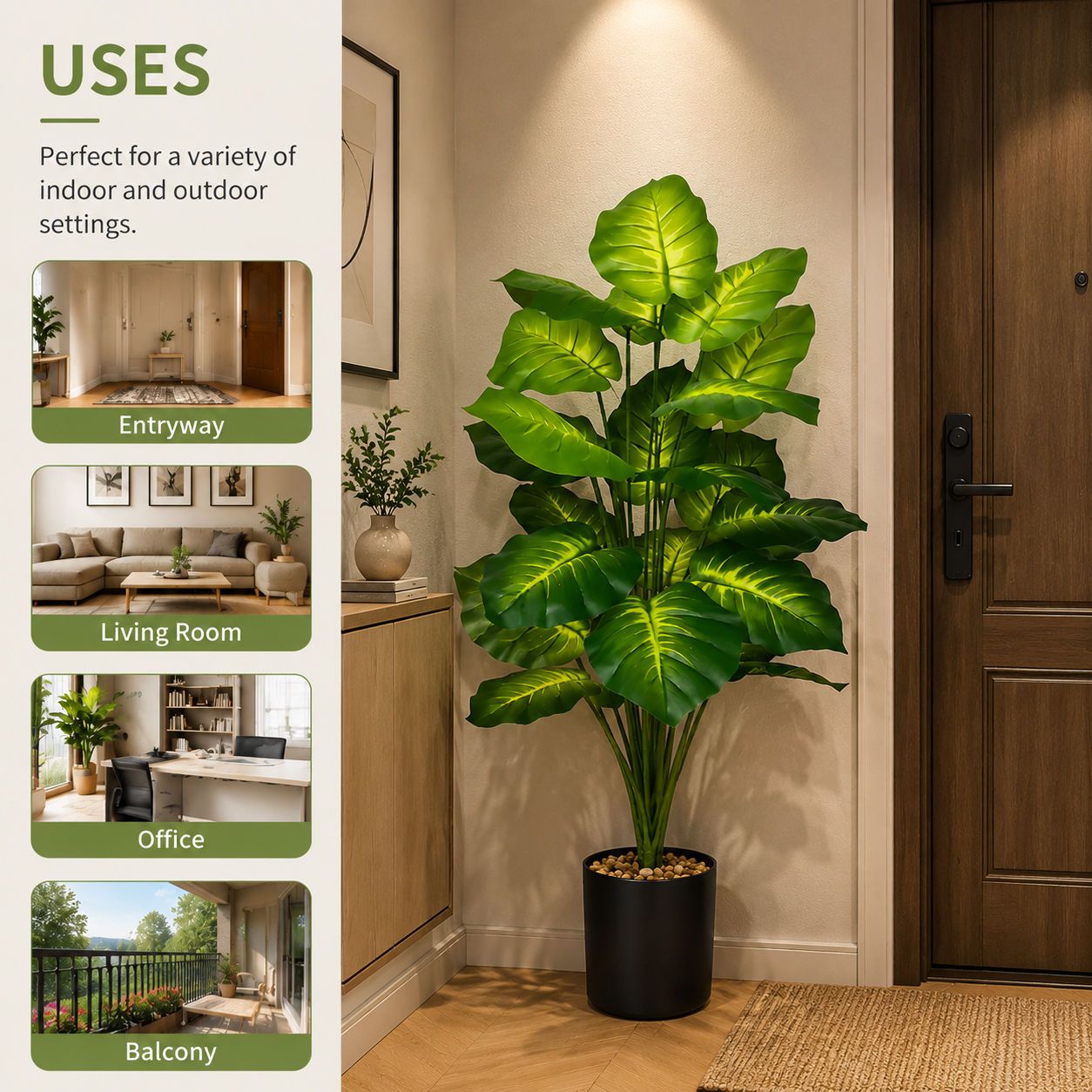 85cm Artificial Pothos Plants  - Interior Design Office recensione e prezzo