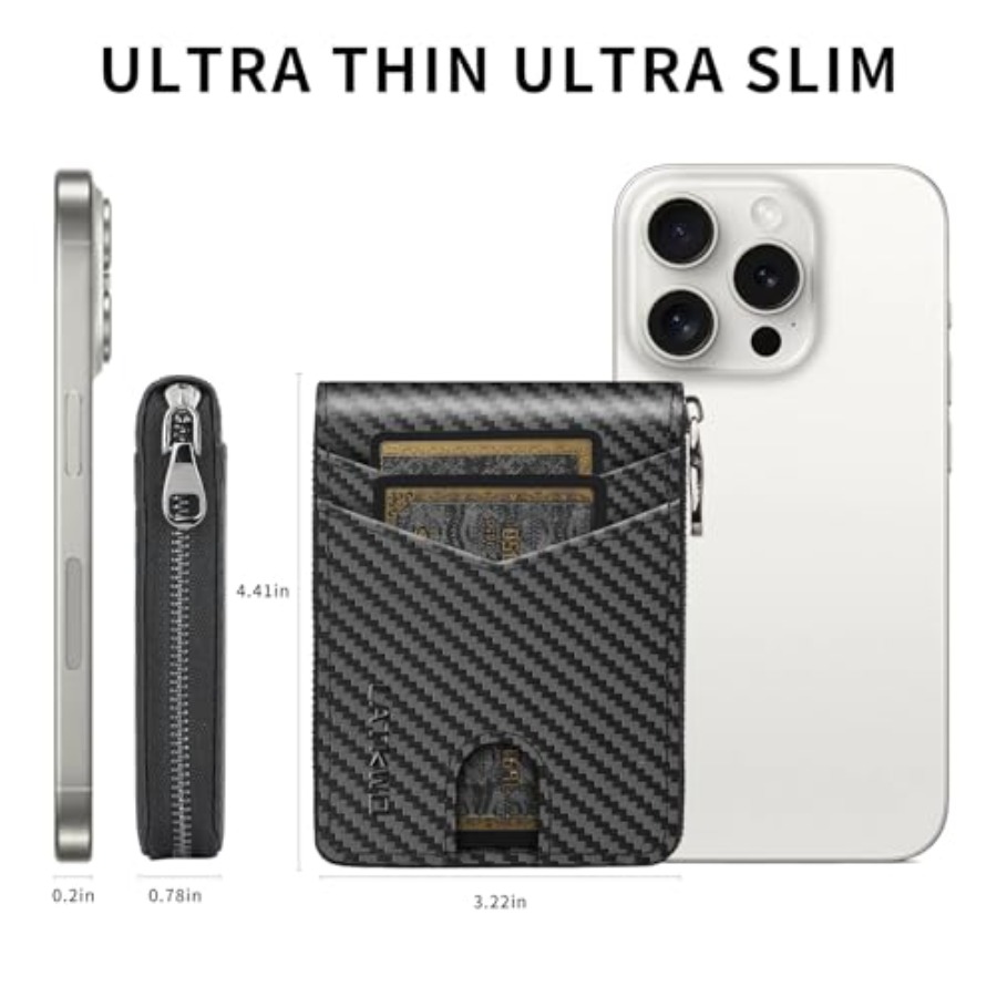 Men's RFID Blocking Zipper Lar - Interior Design Id recensione e prezzo