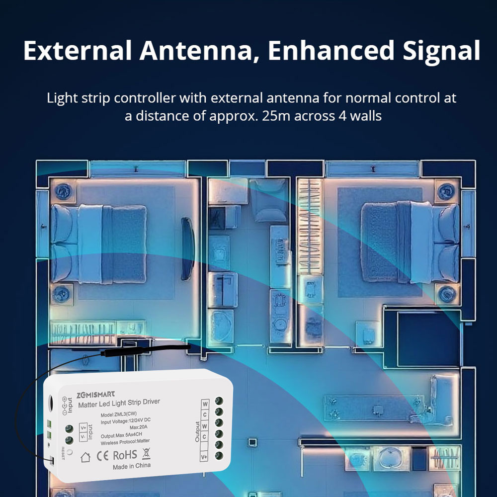 Matter Over WiFi LED Light Str - Interior Design Software recensione e prezzo
