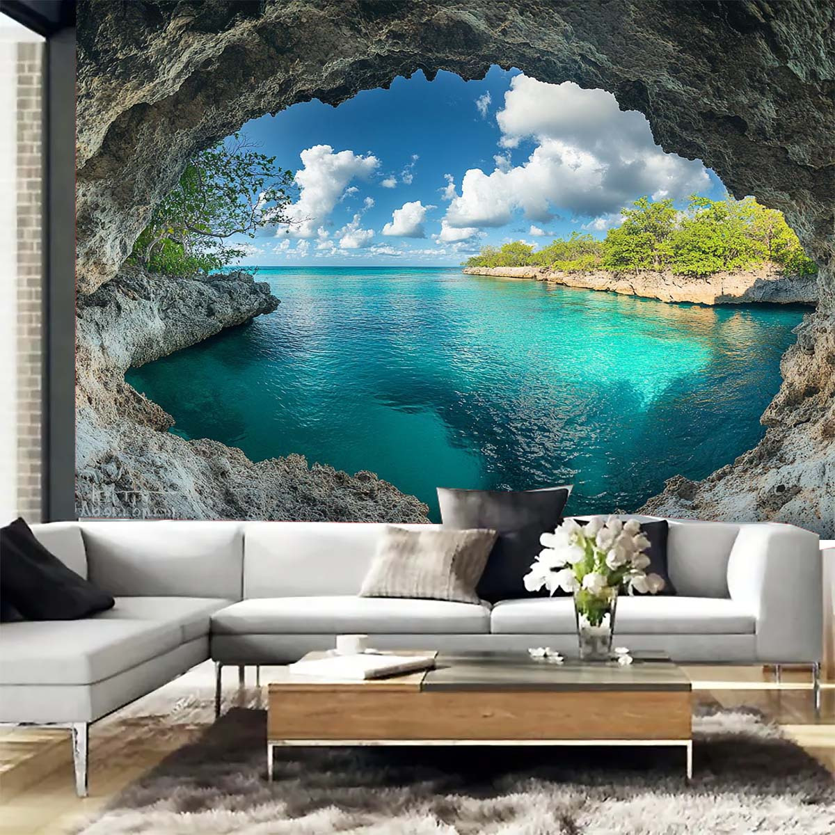 1pc Beach Blue Sky Tapestry -  - Interior Design Years Of School recensione e prezzo