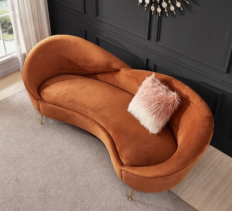 -Light Luxury Fabric 3-seat So - Interior Design Organic Modern recensione e prezzo
