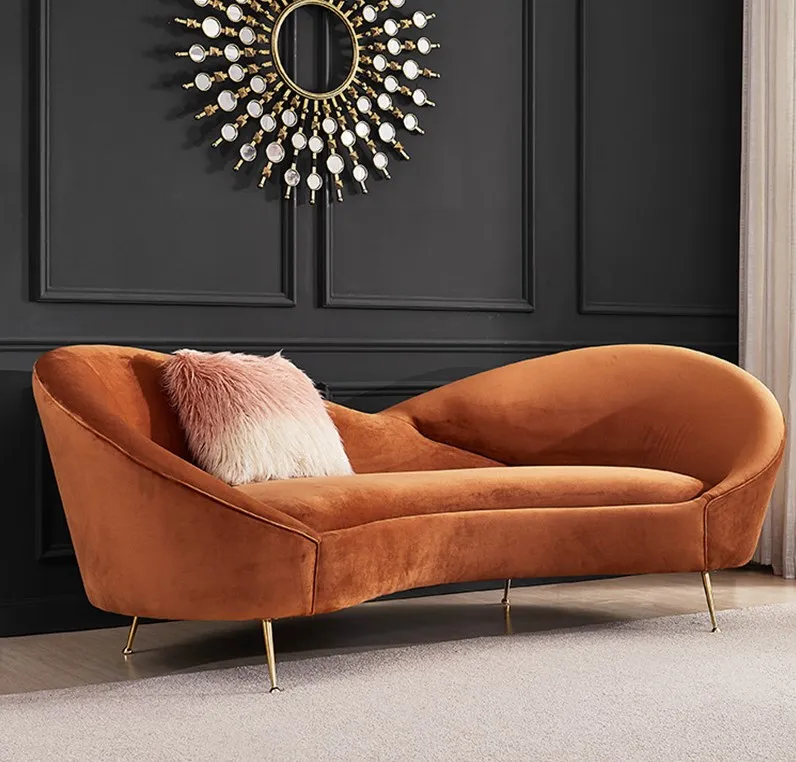 -Light Luxury Fabric 3-seat So - Interior Design Organic Modern recensione e prezzo